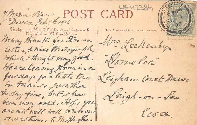 uk42384 dover castle real photo uk