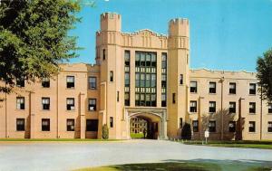 NM, Roswell   NEW MEXICO MILITARY INSTITUTE Sally Port  c1950's Chrome Postcard