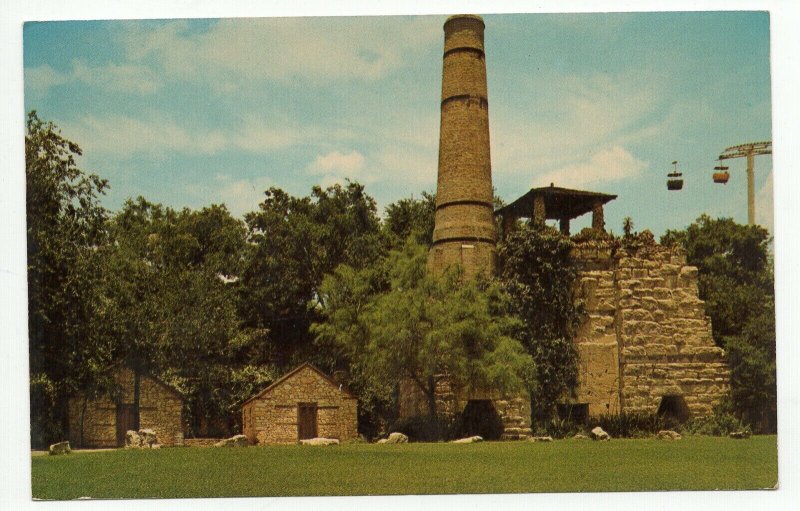 Postcard Old Cement Plant At Sunken Gardens PC12 9