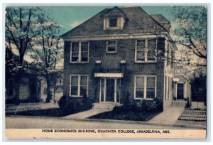 1952 Home Economics Building Ouachita College Arkadelphia Arkansas AR Postcard