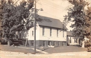 Wisner Nebraska Congregational Church Real Photo Vintage Postcard AA74732