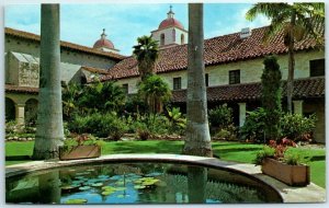 Postcard - Mission Santa Barbara, California 