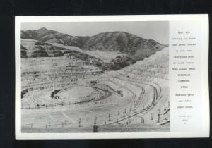 RPPC BINGHAM UTAH POWER SHOVELS BIRDSEYE VIEW MINING REAL PHOTO POSTCARD