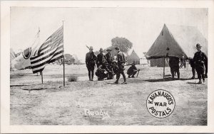 Kavanaugh's War Postals US Army Soldiers On Mexican Border Ready Postcard H60