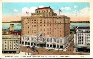 Washington Tacoma Hotel Winthrop 1927 Curteich