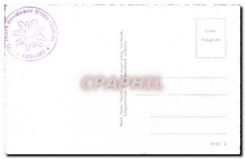 Old Postcard Wildspitze Sudgipfel