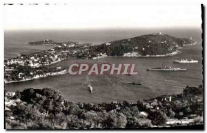 Modern Postcard Villefranche Sur Mer L & # 39escadre moored boats and Cap Ferrat