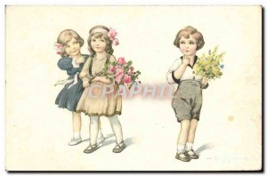 Old Postcard Fantasy Children