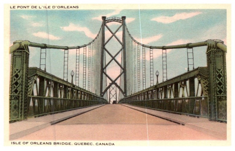 Canada Quebec , Isle of Orleans Bridge