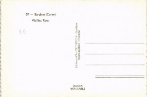 CPA CORSE - SARTENE- Vieilles Rues (710258)