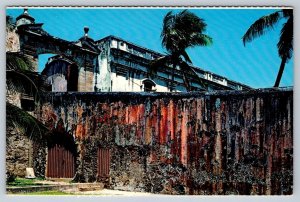 Main Entrance, Castillo San Cristobal, San Juan, Puerto Rico, Vintage Postcard