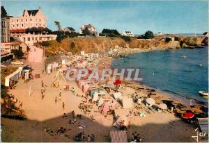 Modern Postcard Le Pouldu (Finistere) The Beach Great Sands