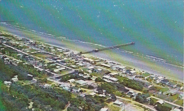 South Carolina Myrtle Beach Aerial View Showing Pier