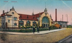 Germany Witten Hauptbahnhof Railway Station Vintage Postcard 08.25