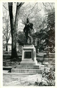 IA, Oskaloosa, Iowa, Chief Mahaska, Monument, L.L. Cook No. 5266, RPPC