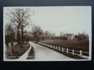 Norfolk TASBURGH Station Road c1930's RP Postcard