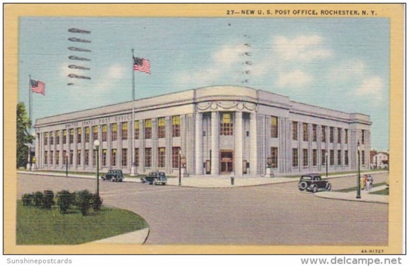 New York Rochester New Post Office 1948 Curteich