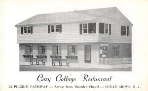 Ocean Grove  New Jersey Cozy Cottage Restaurant Antique Postcard J45890