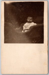 Independence Kansas c1907 RPPC Real Photo Postcard Eldo Cordes Baby Buggy