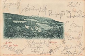 GRUSS aus WIEN VIENNA AUSTRIA~KAHLENBERG~1900 PSMK REGAL KRUG POSTCARD