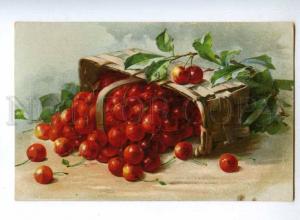 189359 CHERRY in Basket by C. KLEIN vintage GOM 1932 PC