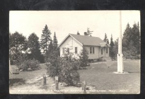 RPPC MANISTIQUE MICHIGAN WYMAN NURSERY US FOREST SERVICE REAL PHOTO POSTCARD