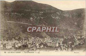 Old Postcard Le Mont Dore Overview