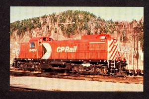 CP Rail Canadian Pacific Railroad Train Loco 8404 Alco Postcard RR Carte Postale