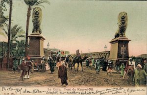 Egypt - Le Caire Pont du Kasr el Nil - Posted 03.02