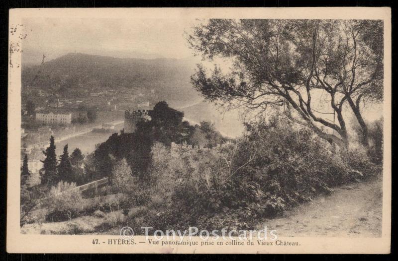 Hyeres - Vue Panoramique Prise en Colline du Viuex Chatuea