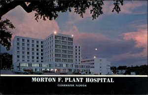 Clearwater Florida FL Hospital c1950s-60s Postcard
