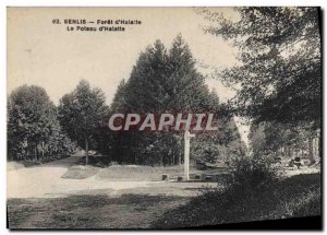 Old Postcard Senlis Foret d & # 39Halatte of The Post & # 39Halatte