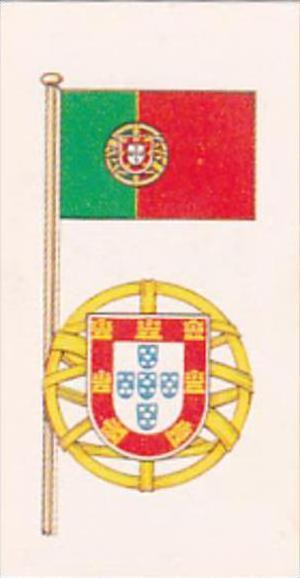 Brooke Bond Tea Trade Card Flags &  Emblems No 32 Portugal