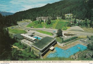 RADIUM HOT SPRINGS, British Columbia, Canada, 1950-60s;  Lodge and Aquacourt