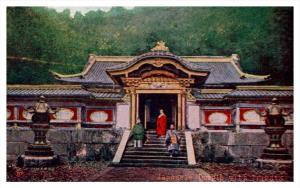 Japanese Temple  with Priests