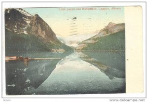 Lake Louise and Reflections, Laggan, Alberta, Canada,  PU-1911