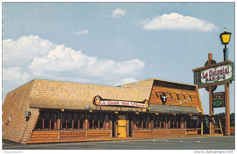 Le Colonial Bar-B-Q Restaurant , LAPRAIRIE , Quebec , Canada , 50-60s #3