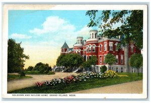 c1930's Soldiers and Sailors Home Grand Island Nebraska NE Vintage Postcard