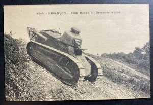 Mint France Real Picture Postcard Pre WW2 Besancon Tank Fast RAID