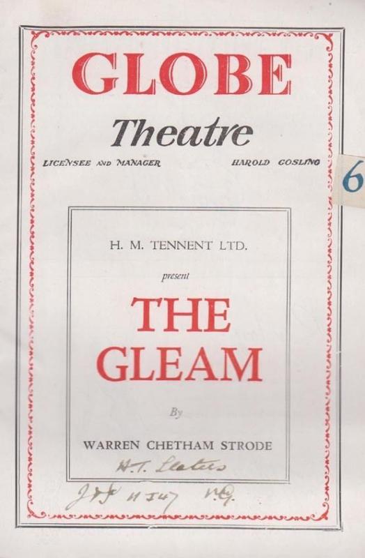 Trespass The Gleam Prodigal Ghost Story Globe 3x London Theatre Programme