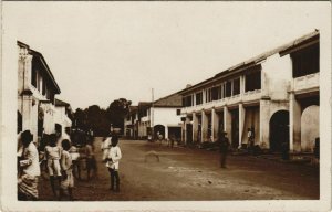 PC SIMPANG WINKELSTRAAT INDONESIA REAL PHOTO (A23281)