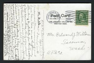 WASHINGTON POSTCARD: 1910, HIGH SCHOOL, VANCOUVER, WASHINGTON