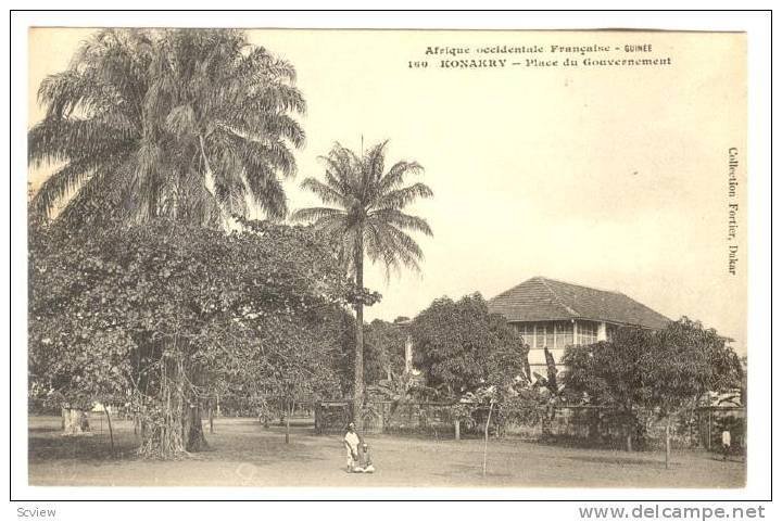 Afrique Occidentale- Guinee, Place Du Gouvernement, Konakry, Guinea, 1900-1910s