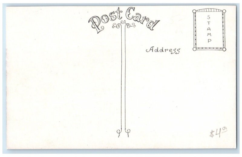 1920 Arch Exterior Building Classic Car Lodi California Vintage Antique Postcard