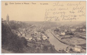 THUIN, Hainaut, Belgium, 1900-1910´s; Vue Generale, Entre Sambre Et Meuse