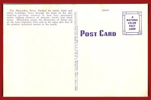 Wisconsin, Milwaukee - Downtown View - [WI-272]