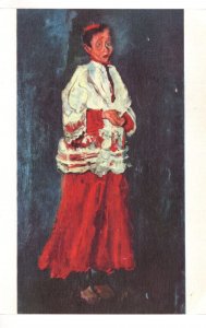 Soutine Enfant De Choeur Debout Choir Boy French Painting Postcard