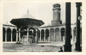 Egypt Cairo courtyard of the mosque Mohamed Ali