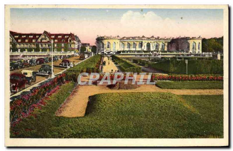 Old Postcard Deauville Beach Casino Fleurie