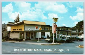 Imperial 400 Motel South Atherton Street State College Pennsylvania PA Postcard